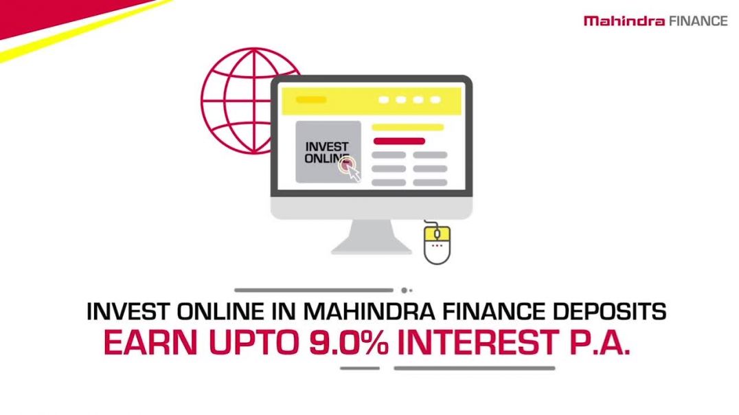 Earn upto 9% interest p.a. on Mahindra Finance Fixed Deposits