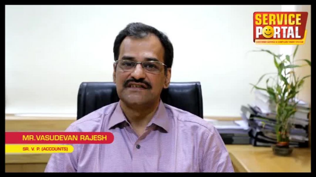 Message from Mr. Rajesh Vasudevan