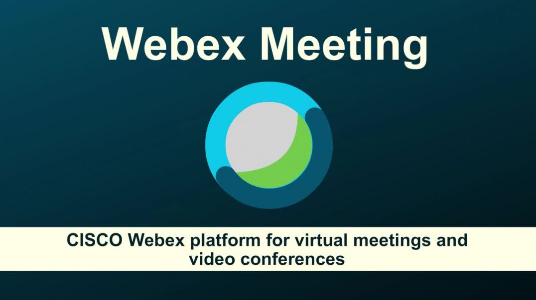 Tutorial - How to use Webex Meetings (2020)