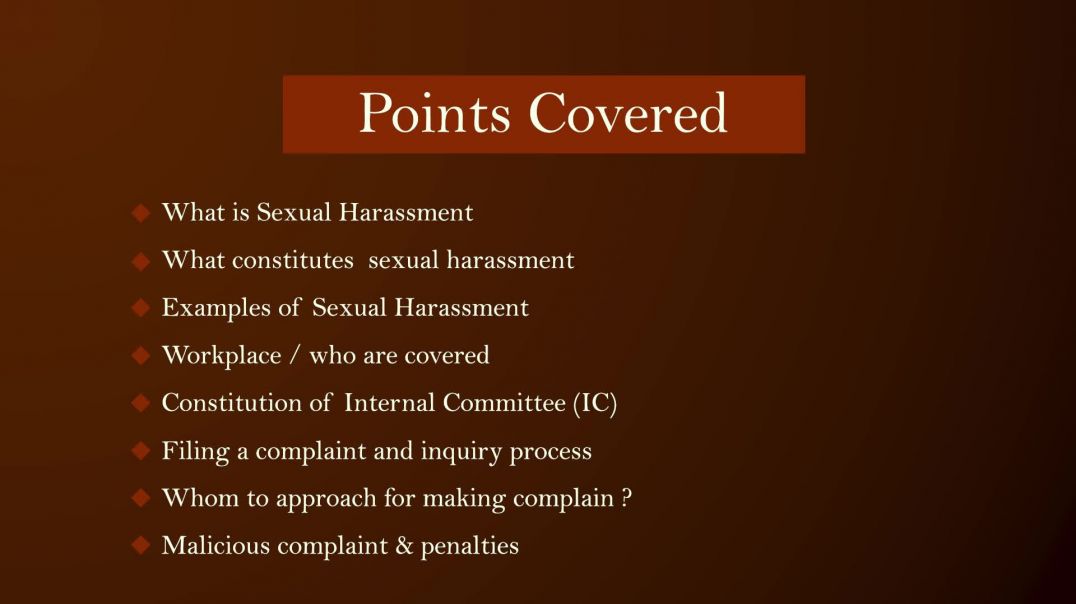 Sexual Harassment