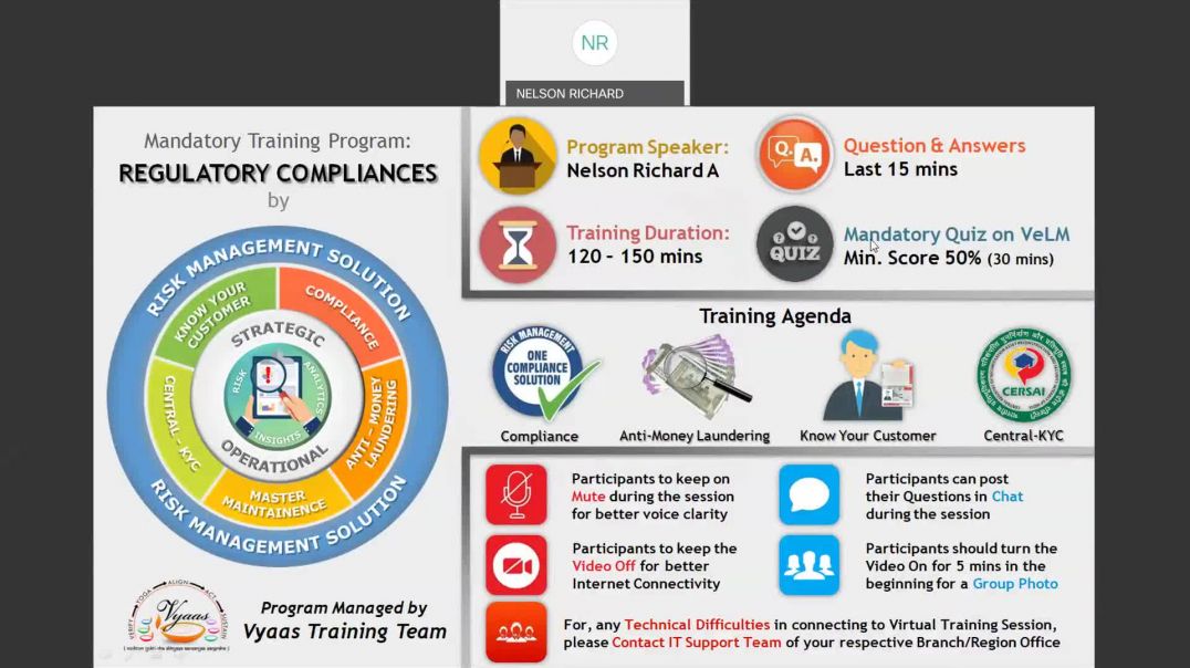 Regulatory Compliances Session - Telegu