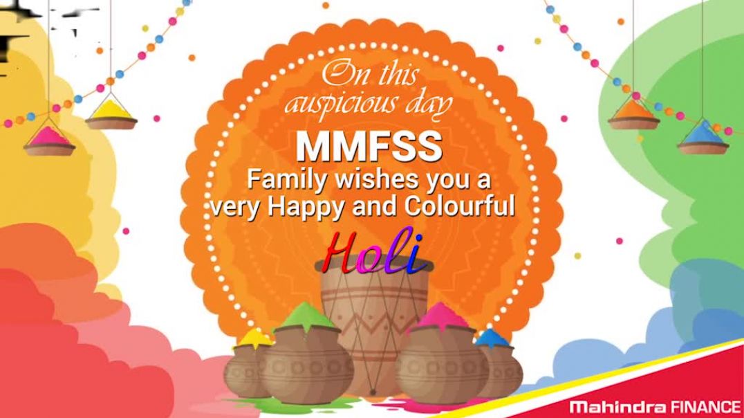 Happy and Colourful Holi!