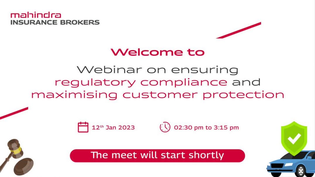 Exclusive Webinar for Mahindra Insurance Brokers MISPs (Motor Insurance Service Providers)