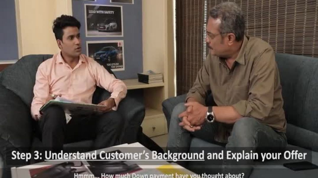 Understand Customer’s Background and Explain your Offer